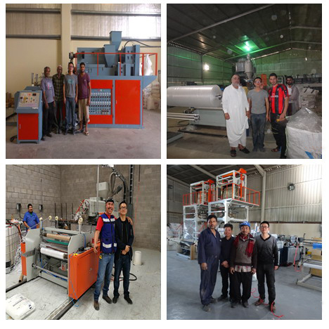 plastic bag machine installment service